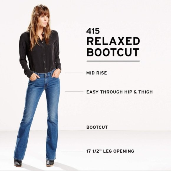 levi's 415 relaxed bootcut jeans